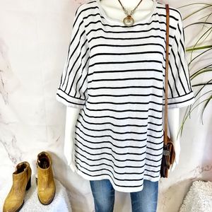 Chico's soft cotton blend knit top